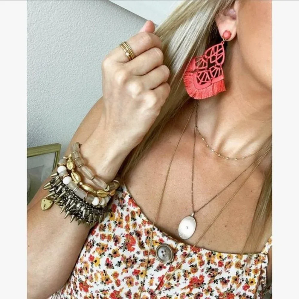 :: Stella & Dot Alexandria Statement Earrings - Picture 9 of 14
